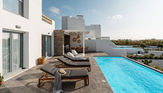 Maison Solea Plaka With 3 Bedrooms and 3 Bathrooms - Foto 4, Habitación