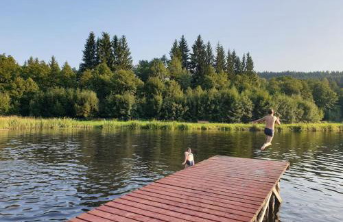 Komfortowy dom z bali koło Zieleńca z widokiem na góry - Foto 43