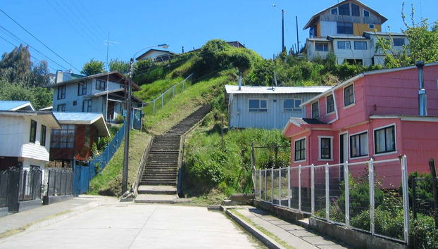 Local homes in Calbuco