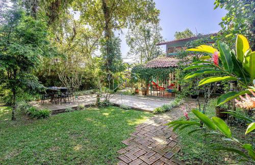 Casa dos Pássaros na areia a 20m da Praia da Baleia com 3 suítes e 1 dorm com ar condicionado, wifi, smart tv, cozinha completa e churrasqueira - Foto 53