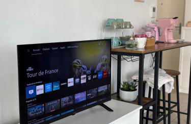 Côté Parc - appart cosy, terrasse, parking & au pied du métro à Lyon - Foto 18