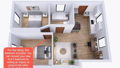 Retro Retreat: 1br home w/ WFH desk, livingroom, and fire pit - Foto 5