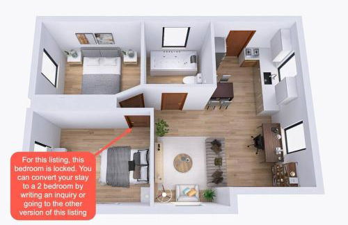 Retro Retreat: 1br home w/ WFH desk, livingroom, and fire pit - Foto 5