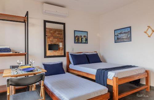 APART STUDIOS PONTAL - Aeroporto a 300 m - Praia 1,5 Km - Centro 2,5 Km - Cozinha Privativa - Mercado GBARBOSA e Padaria 450 m - Próx diversos Comércios a pé - Ar condic - Studios de 15 a 38 m2 Bem Equipados e Funcionais - Ideal Turismo e Trabalho - Foto 96