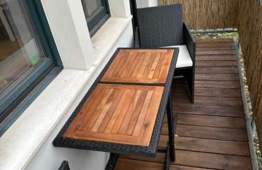 Ferienwohnung Lorenz mit kostenlosem Parkplatz Boxspringbett Küche - Foto 12