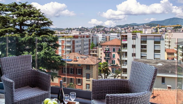 Panoramic Penthouse in Lugano - Foto 2, Habitación