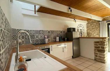 Maison de pêcheur BORD DE MER bois et pierre 6-8 pers - Foto 8