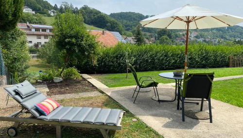 Ferienwohnung am Liederbach - Foto 5, Garden, sunbed, Garden view