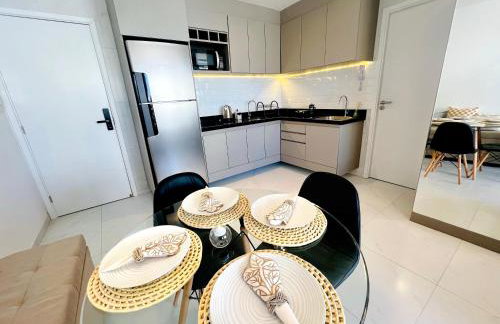 Flat Luxo com Coworking, Academia e Rooftop - WiFi 1Gb - Beira Mar 4 min - Foto 10