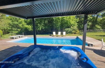 Domaine de Cachaou Logis du Pujeau sauna & spa piscine chauffée - Foto 64