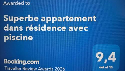 Superbe appartement dans résidence avec piscine - Foto 2