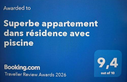 Superbe appartement dans résidence avec piscine - Foto 56