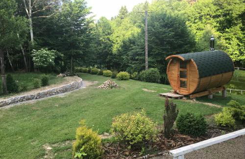 Leśniczówka domek balia sauna jeziorka w lesie na wyłączność - Foto 10