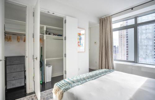 Financial District 1br w WD gym elevator NYC-1378 - Foto 10