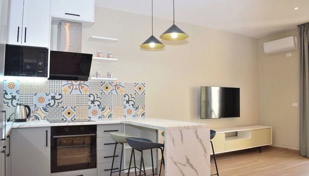 Pastel Apartment - Foto 4, Cocina privada