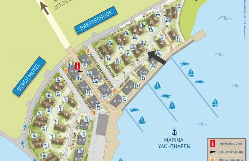 Ostsee - Reetdachhaus Nr 44 "Reethüs - Marina" im Strand Resort - Foto 25