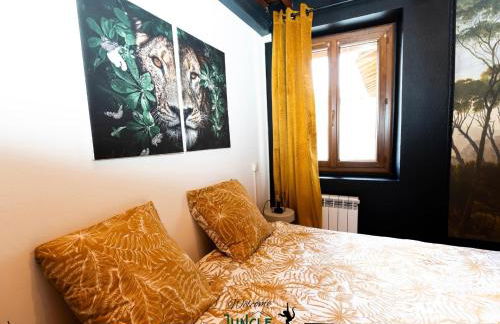 MAISON "Jungle House" 90 m2 BILLARD, RÉTROPROJECTEUR, BAR À JEUX , VINYLE, WIFI FIBRE, idéal PRO & FAMILLE à Montbrison - Foto 27