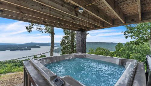 Pop & Granny's cabin with a fire pit hot tub & indoor pool - Foto 3