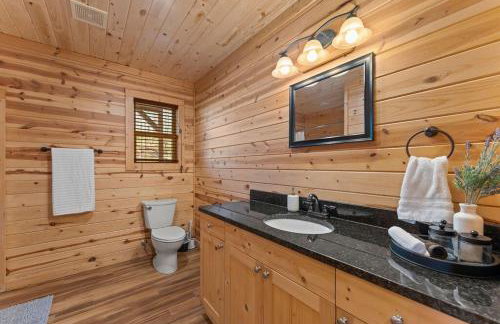 Cabin 5 Mtn View Cabin Near River with Hot Tub and Fire Pit - Foto 39