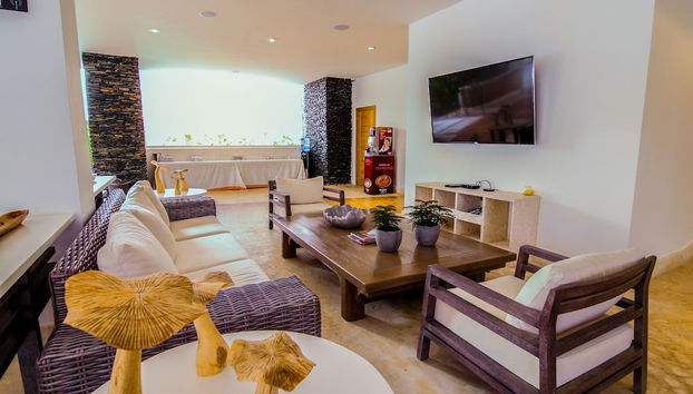 Zona de estar del vestíbulo