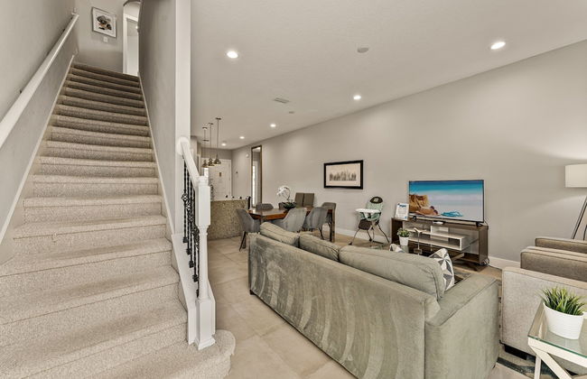 4 BR 4 BA Villa 5min Disneyworld 1804ft Gym - Foto 47