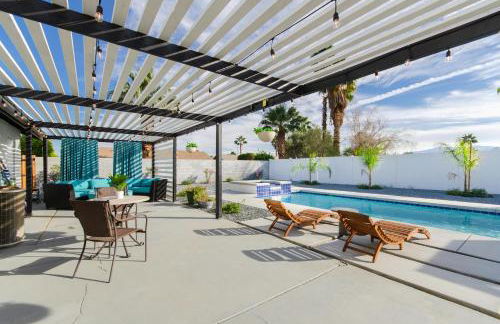 Zen Palm Springs Villa Pool and Mountain View - Foto 55