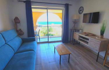 Studio standing classé meublé de tourisme avec terrasse vue mer " les pieds dans l'eau " à Algajola - Foto 7