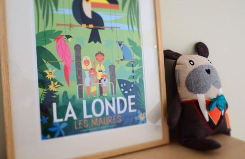 La Londe La Mer : appartement proche plages & vue superbe sur les îles d'or - Foto 27