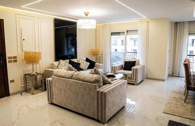 Xuru Stays I Imperial & Inviting 3bdr Duplex w/ Roof @new Cairo - Foto 21