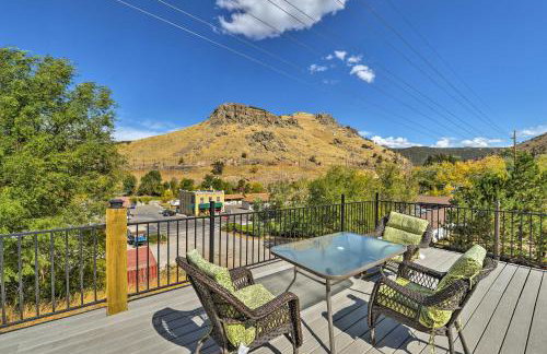 Central Lava Hot Springs Studio with Deck and Views! - Foto 1