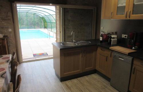 Gîte le Safranier Maison ancienne avec piscine couverte et chauffée - Foto 23