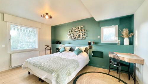 Villa Breizh - Front de mer - Accès plage - 8 personnes - Foto 5, Garden view