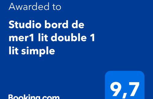 Studio bord de mer 1 lit double 1 lit simple - Foto 14