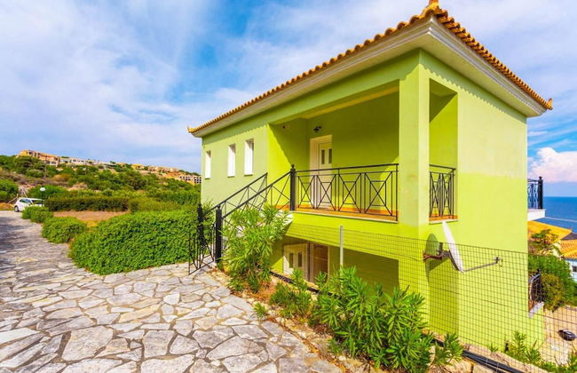 Skala Villa Green Large Private Pool Walk to Beach Sea Views A C Wifi - 2825 - Foto 1
