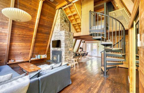 Modern A-Frame Cabin in the Woods - Foto 4