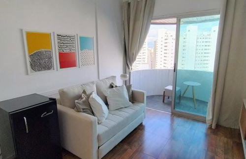 Flat Completo Suíte com Terraço, Cozinha, Garagem Manobrista Liberdade, Paraíso 24h - Foto 6