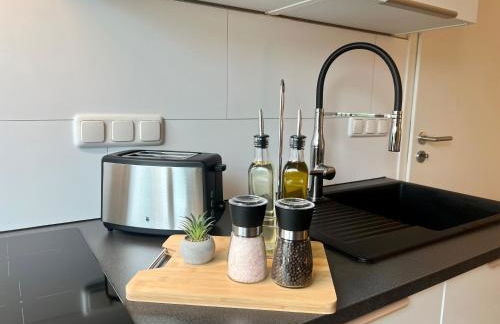 Design Apartment mit Balkon - Küche - Netflix - Foto 12