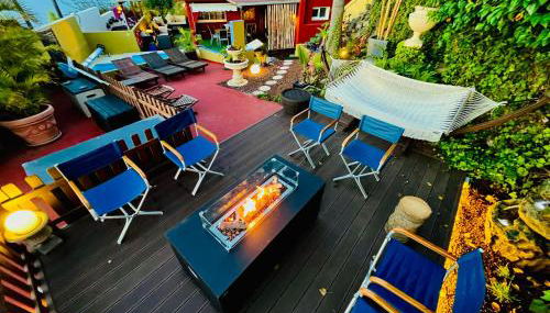 Villa con piscina climatizada y vistas al mar - Foto 4, Garden, sunbed