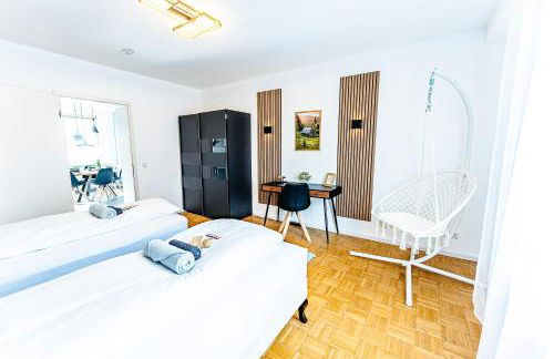 Große Terassen-Wohnung mit Grill, Playstation 5, Billardtisch und Massagesessel - Foto 3