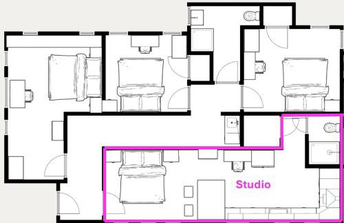 Downtown SJ Spanish Bungalows, 2BR Home, Studios and Private Rooms - Foto 22