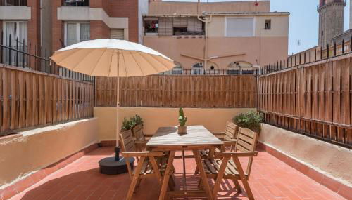Sunny Apartment with Private Terrace in Gracia, Barcelona - Foto 4