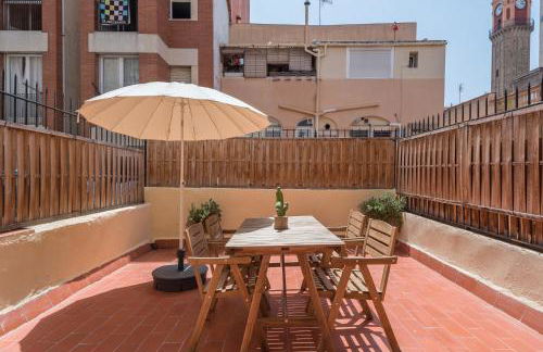 Sunny Apartment with Private Terrace in Gracia, Barcelona - Foto 4