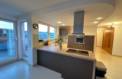 Modernes Business Penthouse Stuttgart-Schönaich, 6 Schlafzimmer, 9 Einzelbetten, Messe, A81 - Foto 24