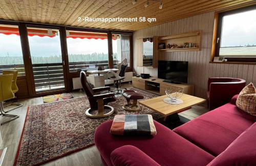 2- Raum - Ferienappartements 58 qm Dieter Hoffmann Freudenstadt-Kniebis beim Nationalpark - Foto 1