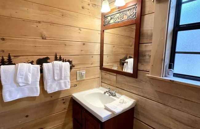Private and Perfect! - hot tub, king bed, fireplace - dog and motorcycle friendly Studio Cabin by RedAwning - Foto 14