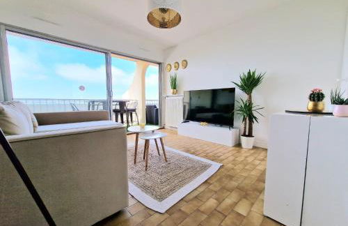 Appartement 1ere ligne piscine terrasse au bord de la plage front de mer avec vélos - Foto 18