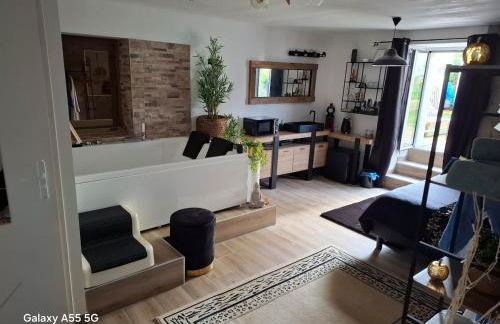 Suite deluxe avec jacuzzi et jardin à 2 min de la plage - Foto 11