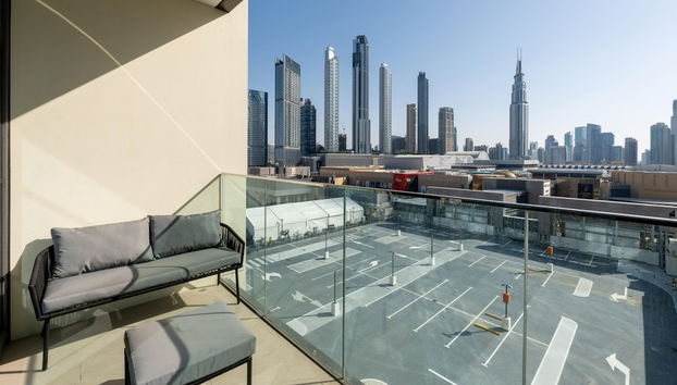 Downtown Escape Lush 2BR w Burj Khalifa View - Foto 4, Habitación