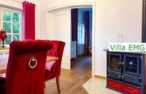 Villa EMG Ferienhaus in Alleinlage mit Privatsee Jacuzzi und Sauna für bis zu 22 Personen bei Osnabrück - Foto 70