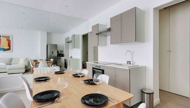 Cosy Apartment - 1br/6p - Batignolles - Foto 4, Cocina privada